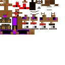 Bloody Dark Saddled Horse Mob 1