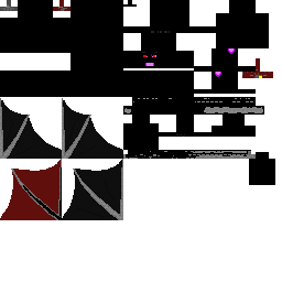 Black and Red dragon not minecraft skin #remixed a Mob 8