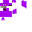 the girl purple bat Mob 5