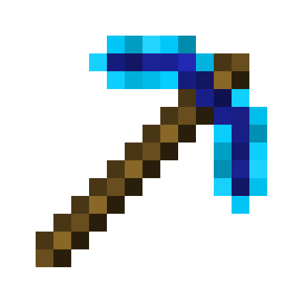 Lapis Lazuli Pickaxe Minecraft Items Tynker