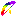 rainbow splashed bow (4 forms) Item 13