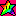 Pixel Art Rainbow Star From Mario Kart