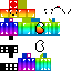 rainbow man Skin 4