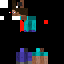 half dark steve Skin 2