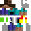 half human half robot Skin 1