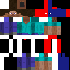BLUE AND RED FACE Skin 4