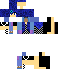 blue, gray, and black girl Skin 7