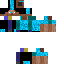 blue steve with a fade Skin 0