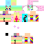 Cute Rainbow Girl Skin 4