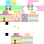 Rainbow kitten Girl Skin 4