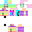 rainbow unicorn hair Skin 17