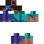 Infected steve Skin 1
