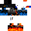 Fire vs Water Enderman (updated) Skin 2