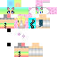 Cute Rainbow Cat Girl Skin 1