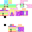 Cute Rainbow Girl Skin 6