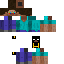 rain bow eye Herobrine Skin 12
