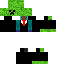 creeper with suit and tie Skin 17