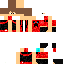red fire hoodie Skin 4