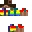 Rainbow Armor Steve Skin 9