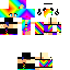 hot rainbow girl Skin 1