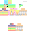 Rainbow Cat Girl (Not my original skin) Skin 3