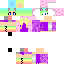 Revers Cute Rainbow Girl Skin 6