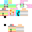 Cute Rainbow Cat Girl Skin 4