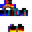 fire god water god herobrine Skin 17