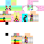 cute rainbow chicka Skin 0