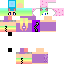 Cute Rainbow cat Girl Skin 4