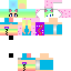 Cute Rainbow Cat Girl Skin 1