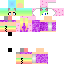 Cute Rainbow Girl Skin 4