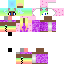 Cute Rainbow Girl Skin 3