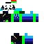 Panda loves blue Skin 2