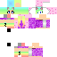 Cute Rainbow Girl Skin 0