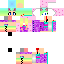 Cute Rainbow Girl Skin 0