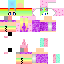 Cute Rainbow Unicorn Girl Skin 12