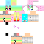 Rainbow Bunny Girl Skin 17