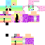 Cute Rainbow Girl Skin 4