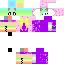 Cute Rainbow Girl Skin 4