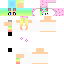 Cute Rainbow Bunny Girl Skin 12