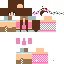Pink and white Flower girl Skin 7