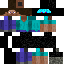 black and blue terminator Skin 0