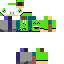happy green boy Skin 13
