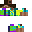 Neon steve Skin 7