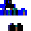 blue and black steve Skin 2