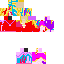 colorful princess Skin 1