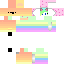 derp goes rainbow in minectaft Skin 3