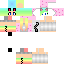 Cute Rainbow Cat Girl Skin 4