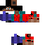 Red And Black Steve Skin 0